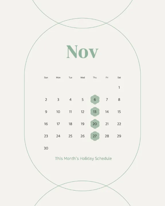 11월의 초록 라인
