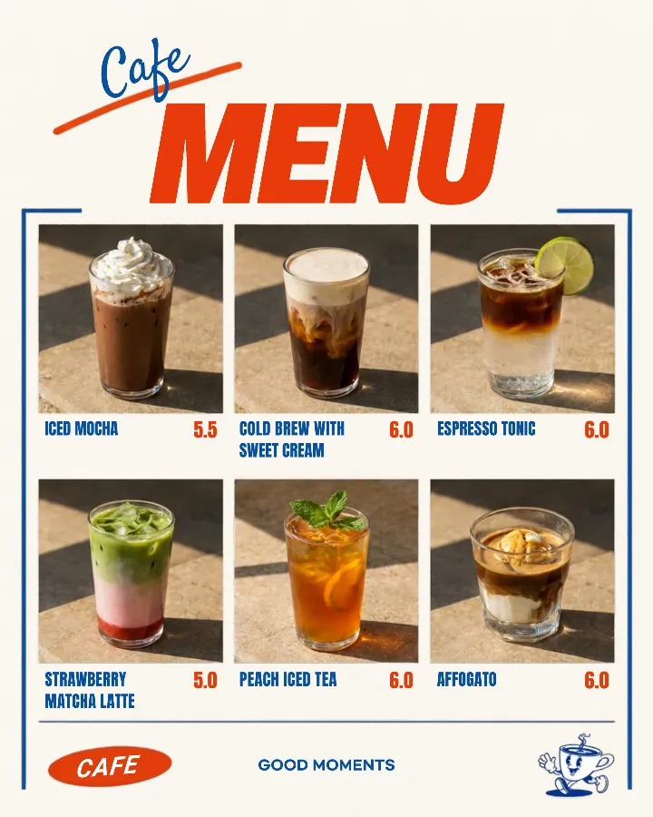 Cafe Signature Menu