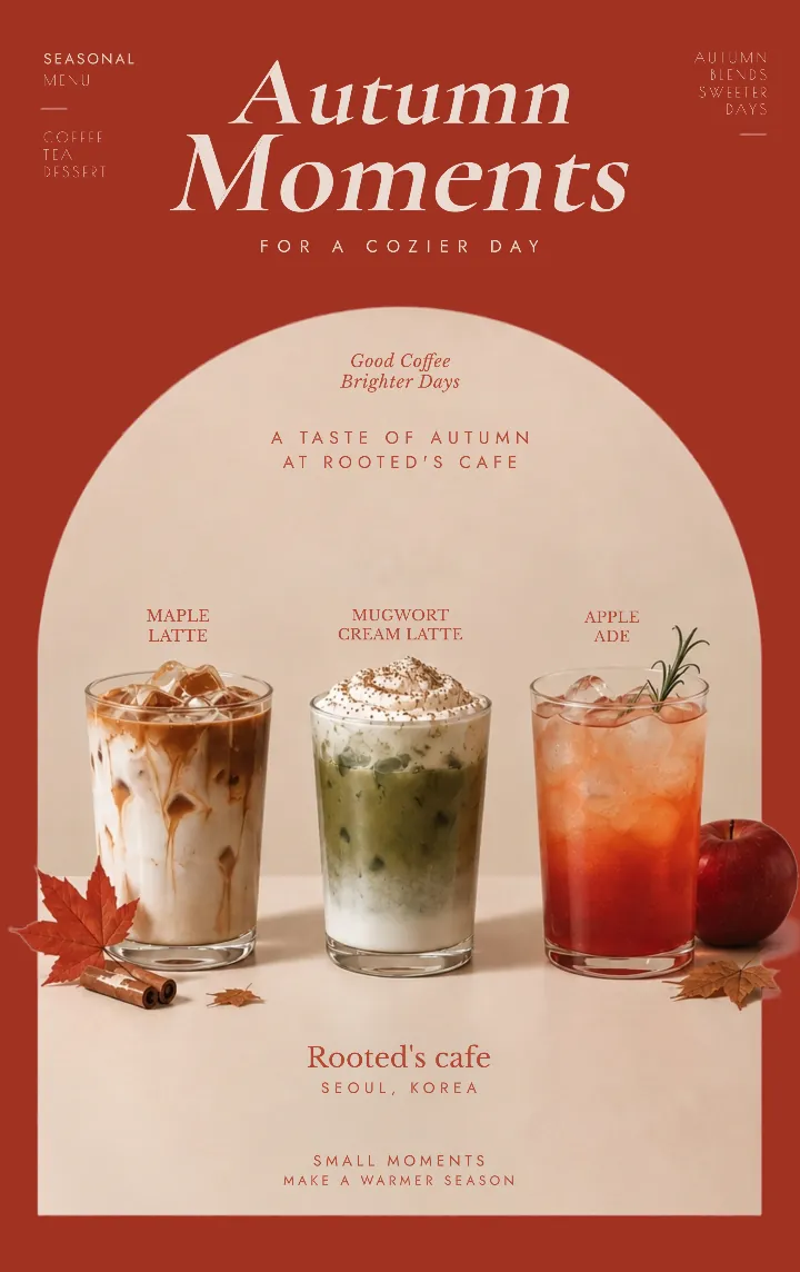 Autumn Seasonal Menu