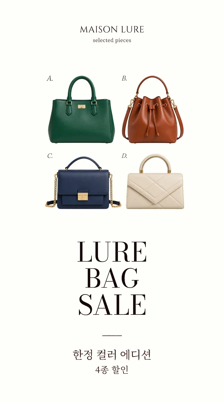 Limited Color Bag Sale